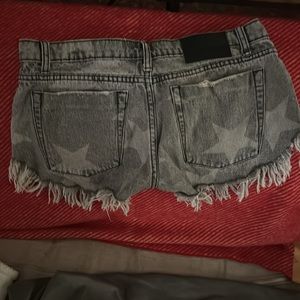 One Teaspoon Star Jean Shorts